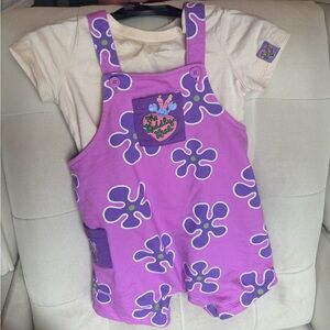 SpongeBob The Kuddly Krab children’s overalls and shirt